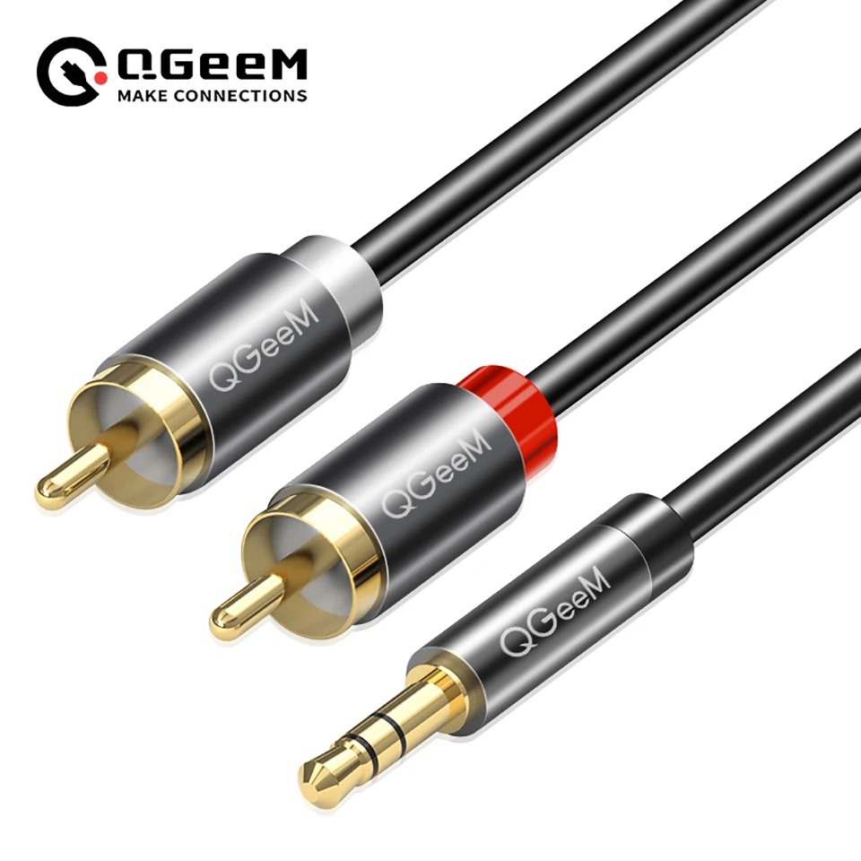Home Cinema Reviews - Cavo RCA QGeeM 2RCA a 3.5mm,