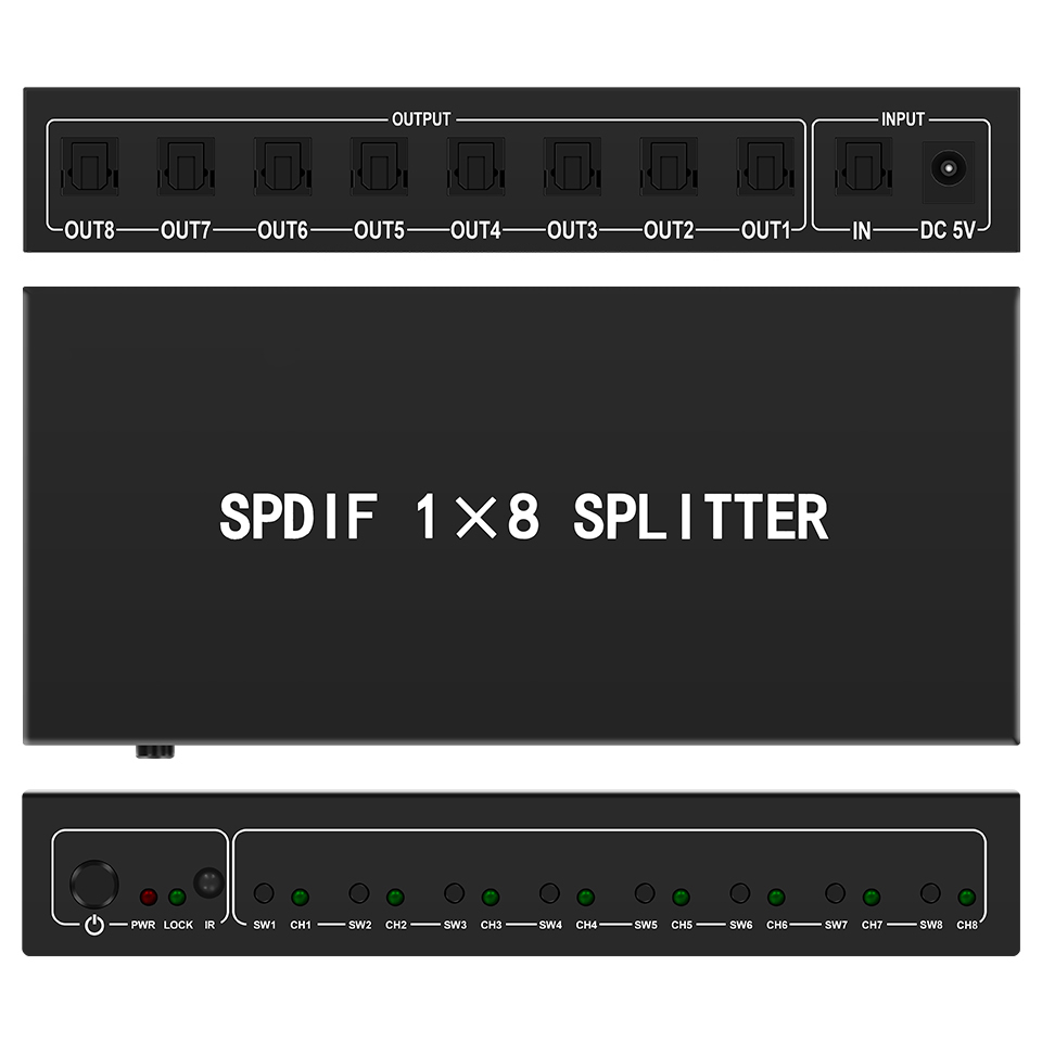 Home Cinema Reviews - Splitter audio ottico, splitter digitale Toslink