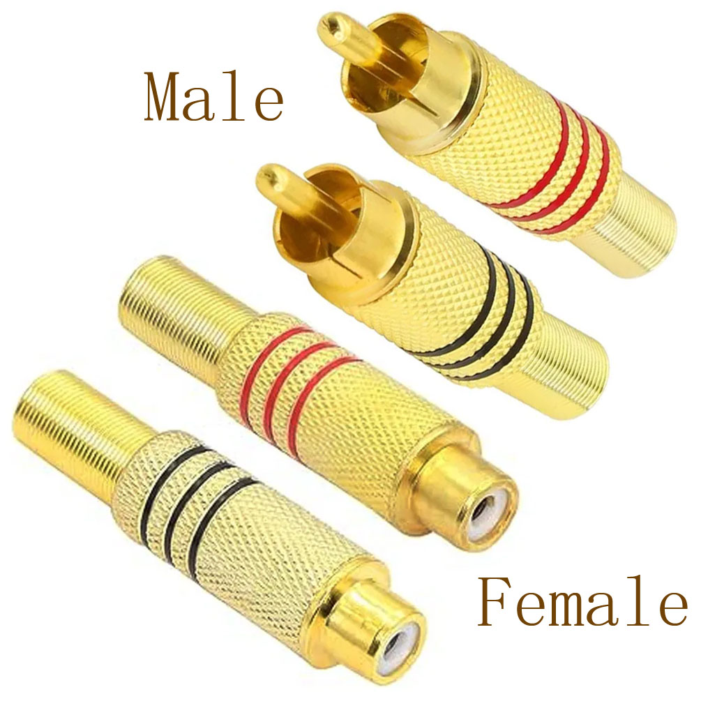 Home Cinema Reviews - 4 connettori RCA placcati oro, tipo