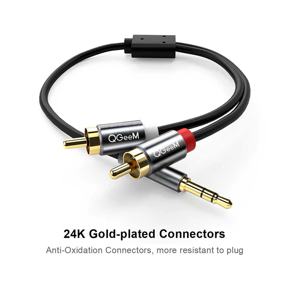 Cavo RCA QGeeM 2RCA a 3.5mm, C - Home Cinema Reviews recensione e prezzo