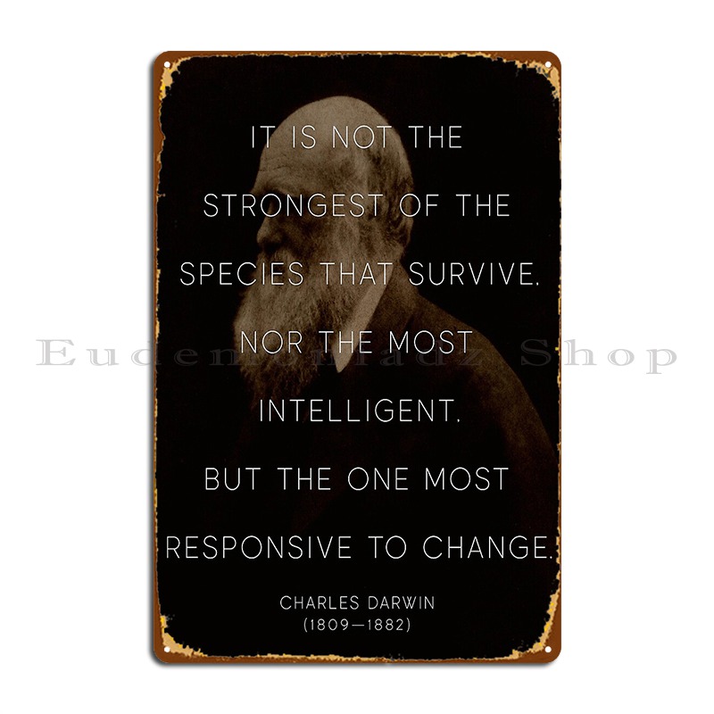 Charles Darwin Quote On Life A - Home Cinema Quotes recensione e prezzo