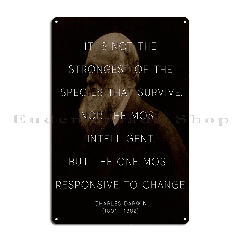 Charles Darwin Quote On Life A - Home Cinema Quotes recensione e prezzo